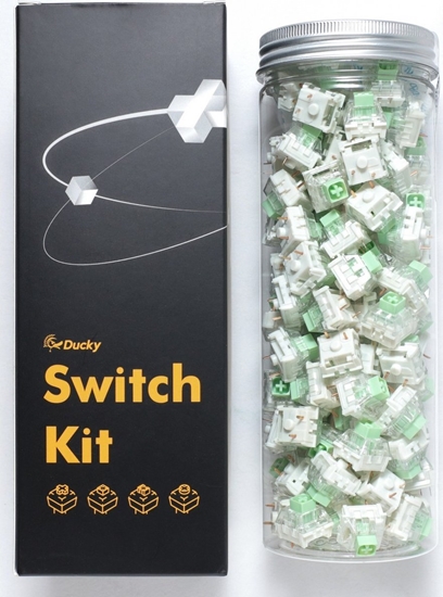 Picture of Ducky Ducky Kailh Box Jade Switches, mechanisch, 3-Pin, clicky, MX-Stem, 50g - 110 Stück
