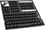 Picture of Ducky Ducky Phantom Black PBT Double-Shot Keycap Set, US Layout - 108 keys