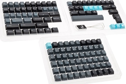 Picture of Ducky Ducky Skyline PBT Tripleshot Set - 133 Keycaps, ANSI-US-Layout, ANSI-US-Layout