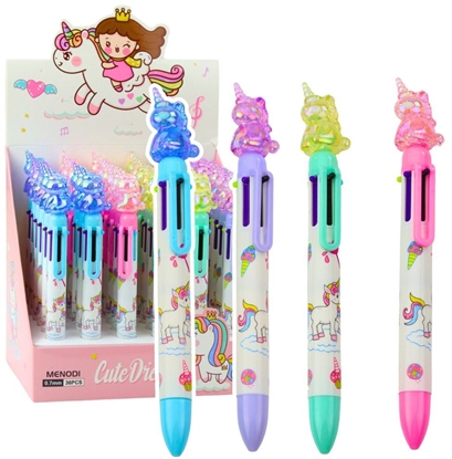 Attēls no Dugopis Wielokolorowy 6 Kolorów Figurka Jednoroca 0.7mm LEAN