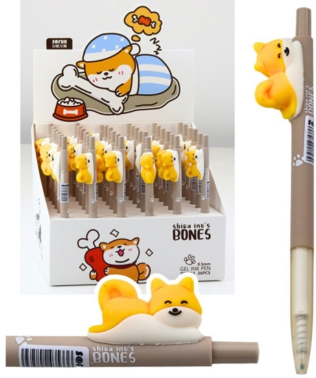 Picture of Dugopis Z Figurk ótego Pieska Shiba Niebieski Tusz 0.5mm LEAN