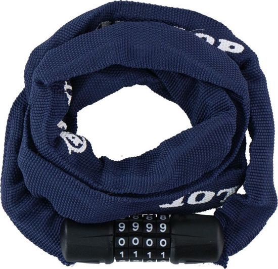 Изображение Dunlop Zapicie rowerowe acuch na szyfr d. 120 cm - granatowy