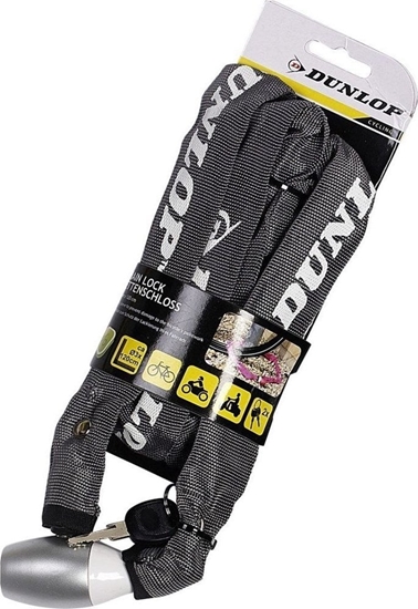 Picture of Dunlop Zapicie rowerowe acuch na zamek d. 120cm Dunlop