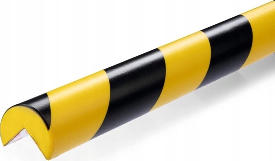 Picture of Durable DURABLE Eckschutzprofil C25R gelb/schwarz selbstklebend 1m