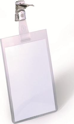 Picture of Durable DURABLE Namensschild mit Clip 90 x 60 mm transp 25er Pck