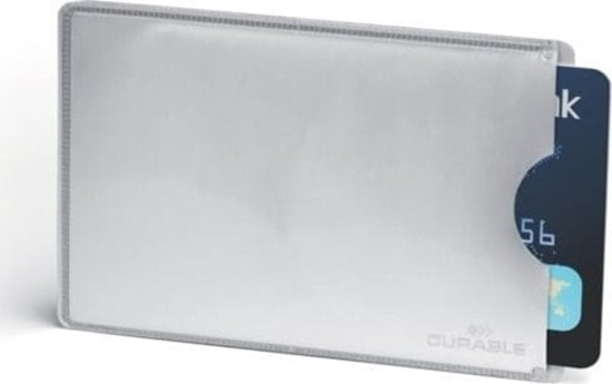 Picture of Durable ETUI NA KART Z OCHRON RFID DURABLE SREBRNE 1szt.