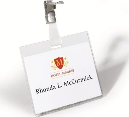 Attēls no Durable IDENTYFIKATOR DURABLE 60 X 90 MM POZIOMY Z KLIPEM