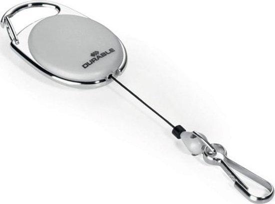 Picture of Durable Mechanizm cigajcy do identyfikatorów Jojo Style 8327 Szary