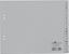 Picture of Durable PRZEKADKI A4 POZIOM PP A-Z ALFABETYCZNE SZARE 20 PRZEKADEK DURABLE