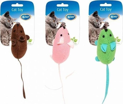 Изображение Duvo+ DUVO+ ZAB. KOT MYSZKI PLUSZOWE MIX KOLOR 9,5x4x6cm 1717030