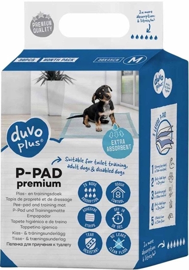 Picture of DUVO+ PODKADY DLA PSA PREMIUM ``M``       30szt 30x45cm  15595