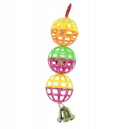 Picture of DUVO+ ZABAWKA DLA PTAKÓW PIECZKI Z       DZWONKIEM 15cm