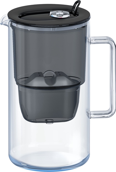 Picture of Dzbanek filtrujcy Aquaphor Glass 2.5L Czarny + 1 wkad Maxfor Plus Mg