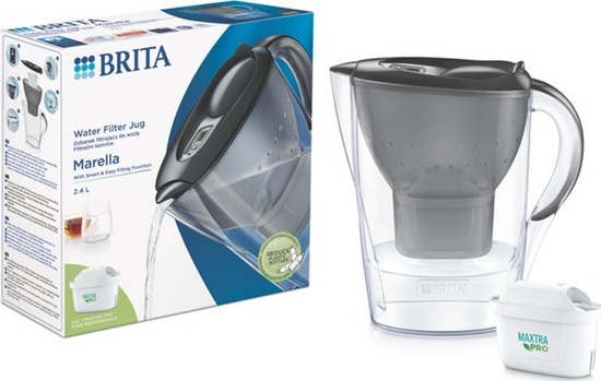 Picture of Dzbanek filtrujcy Brita Marella Cool Graphite, 2,4 l + filtr do wody BRITA Maxtra Pro