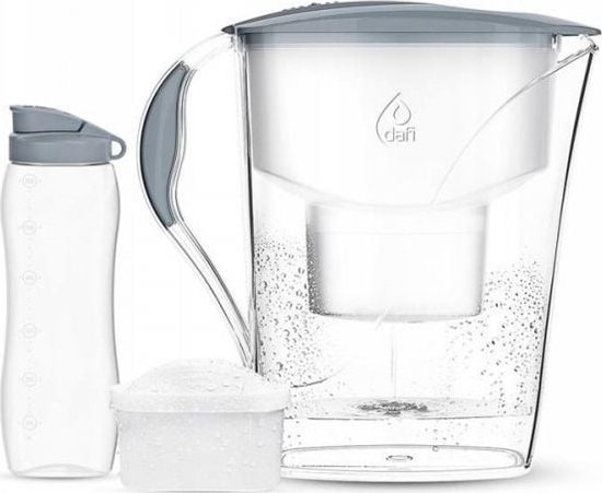 Picture of Dzbanek filtrujcy Dafi Luna stalowy + 1 wkad Unimax + bidon