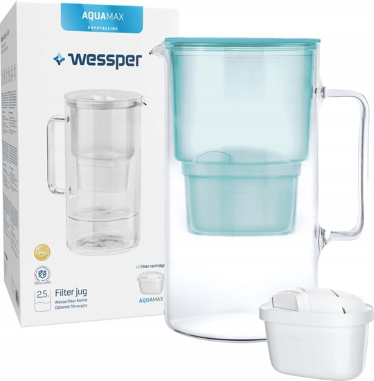Picture of Dzbanek filtrujcy Wessper Aquamax Crystalline mitowy + 1 wkad