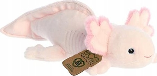 Picture of ECO NATION AURORA Eco Nation Plush Axolotl, 28 cm