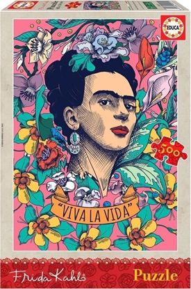 Изображение Educa Puzzle 500 Viva La Vida, Frida Kahlo G3