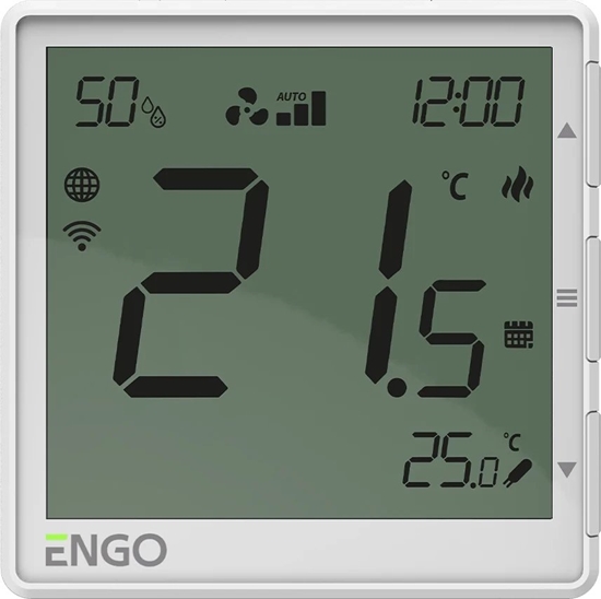 Picture of EFAN-230W - Regulator klimakonwektorów, biay 230V, Internetowy, podtynkowy , WIFI