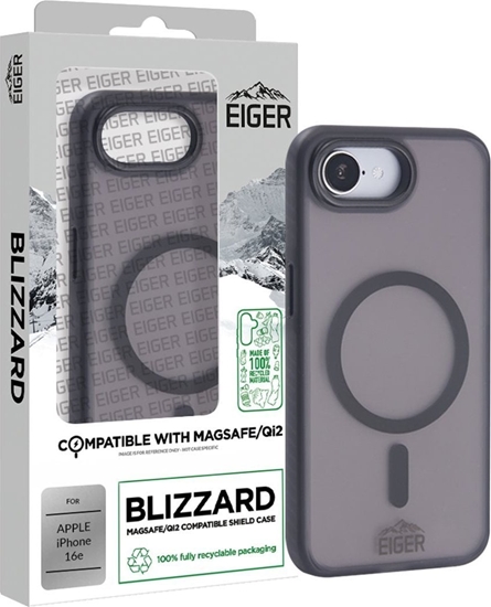 Picture of Eiger Blizzard MagSafe Case GRS iPhone 16e schwarz