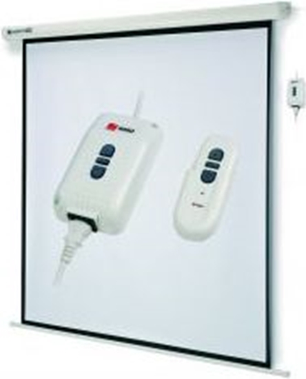 Picture of Ekran do projektora FunCom ROZWIJANY PILOTEM 144cm x 108cm