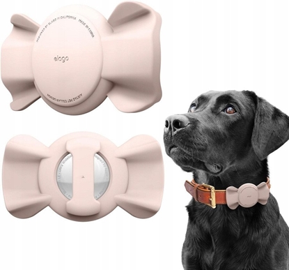 Изображение Elago Airtag Pet Collar Case - etui na obro róowe - Gwarancja bezpieczestwa. Proste raty. Bezpatna wysyka od 170 z.