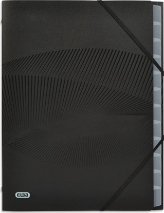 Picture of Elba Sorteringsmappe osmose, a4, 3-klap, 12 sektioner, sort