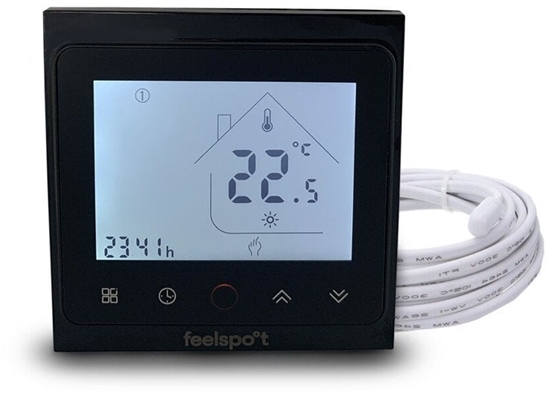 Picture of Electronic programmable thermostat (thermoregulator) Feelspot WTH51.36 NEW BLACK
