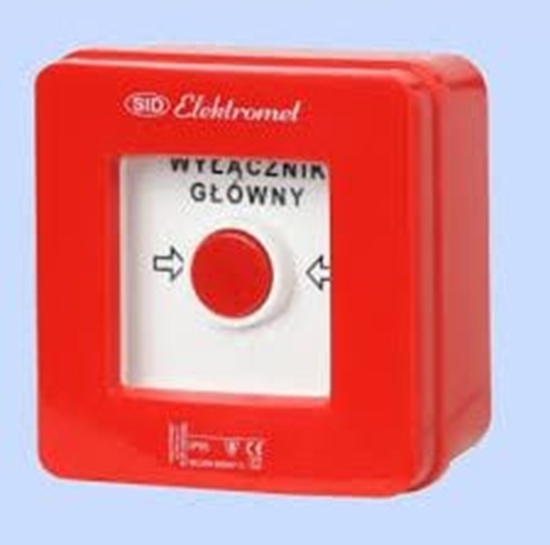 Изображение Elektromet Rczny ostrzegacz poarowy NC-NO IP65 WP-1s ROP A (921400)