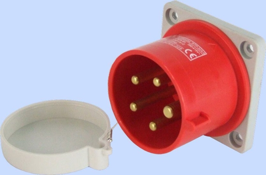 Изображение Elektromet Wtyczka tablicowa prosta czerwona 32A 400V IP44 (922035)