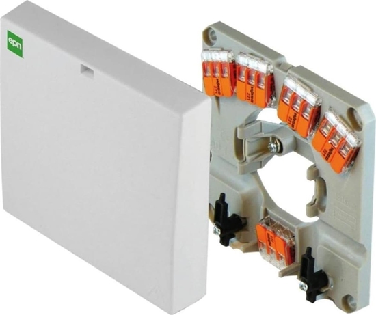 Picture of Elektro-Plast Puszka do pocze AGD HAD 4-S N/T-P/T zaciski WAGO 6mm2 P obrotowe odcienie przewodu 1869-00