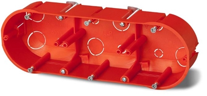 Picture of Elektro-Plast Puszka podtynkowa karton-gips PK-3x60 pomaraczowa (0234-00)