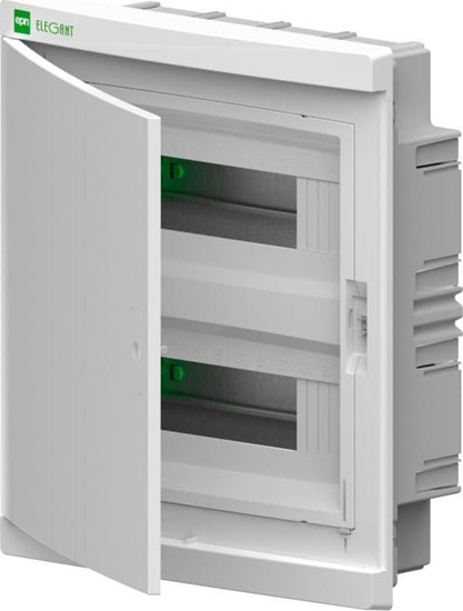 Изображение Elektro-Plast Rozdzielnica moduowa p/t Elegant RP 2x12 PE+N IP40 drzwi biae 2435-00