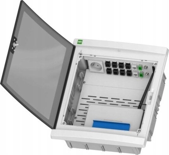 Picture of Elektro-Plast Rozdzielnica multimedialna p/t Elegant RP 2X12 IP40 drzwi dymne 2435-21