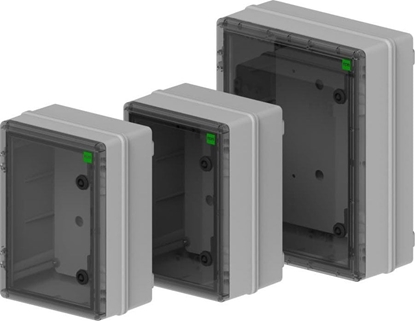 Picture of Elektro-Plast Szafka rozdzielcza hermetyczna INDUSTRIAL SR1 252x352x142mm 400V IP65 transparentna 2753-01