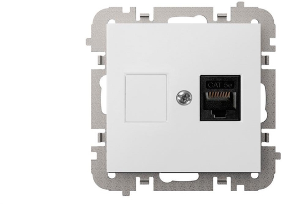 Изображение Elektro-Plast Vestra Gniazdo komputerowe pojedyncze RJ45 bez ramki podtynkowe IP20 biay 3848-10