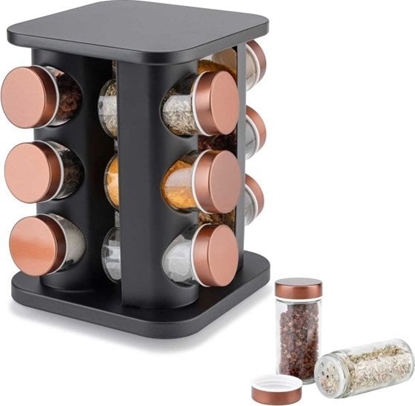 Изображение Elitehoff STOJAK OBROTOWY NA PRZYPRAWY 12 POJEMNIKÓW E-8255