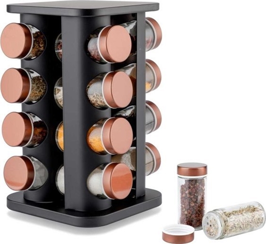 Изображение Elitehoff STOJAK OBROTOWY NA PRZYPRAWY 16 POJEMNIKÓW E-8256