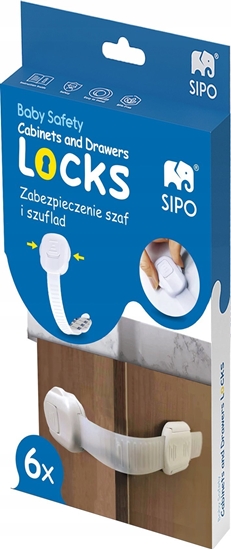 Picture of Elsevier - Health Sciences Division Cabinet locks against children Sipo SBS-218, 6 pcs.