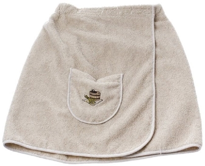 Attēls no EMBROIDERED SAUNA APRON (75X140 CM)
