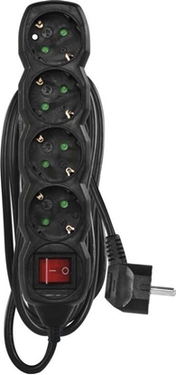 Picture of Emos Emos Ilgiklis 4 lizd 5.0m su eminimu, su jungiklius (juodas) 1.5mm²