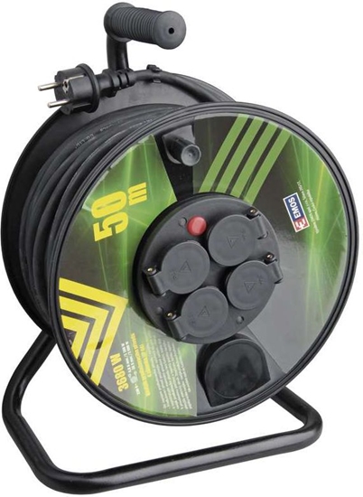 Picture of Emos Przeduacz bbnowy z uziemieniem 4 gniazda IP44 50m (P084501)