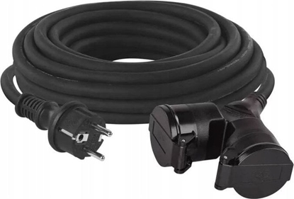 Изображение Emos Przeduacz Emos P0601 2 gniazda 10m, 3 1,5mm guma