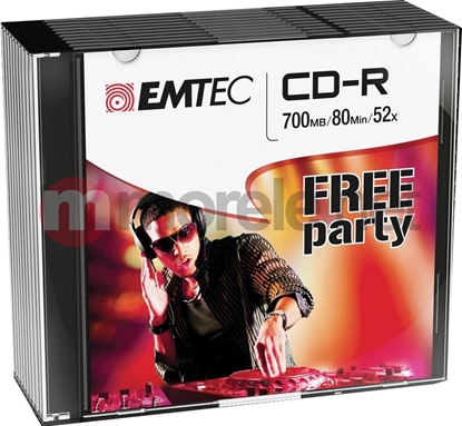Picture of Emtec CD-R 700 MB 52x 10 sztuk (ECOC801052SL)
