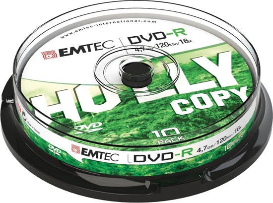 Picture of Emtec DVD-R 4.7 GB 16x 10 sztuk (EKOVRG471016CB)