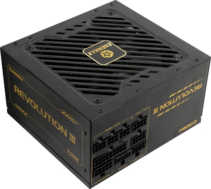 Изображение ENERMAX REVOLUTION III ATX3.1 PCI-e 5.1 750W Netzteil 80Plus Gold Vollmodular 120mm FDB-L�fter 105C jap. Caps 7J. Herstellergarantie