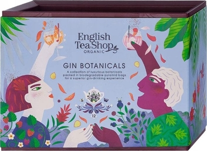 Picture of English Tea Shop English Tea Shop, Herbata BIO, seria GIN BOTANICALS,  Zestaw 12 piramidek