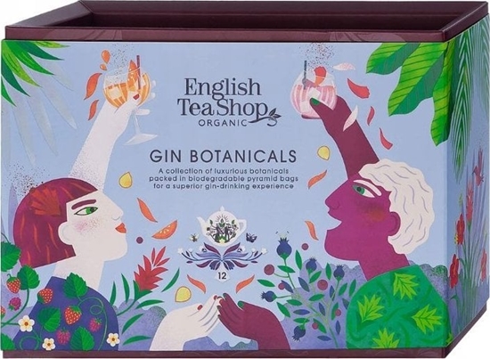 Picture of English Tea Shop English Tea Shop, Herbata BIO, seria GIN BOTANICALS,  Zestaw 12 piramidek