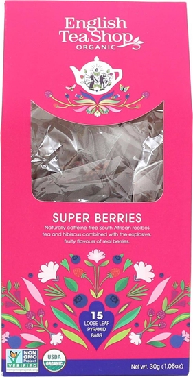 Picture of English Tea Shop Herbata Super Berries 15 piramidek