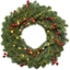Picture of Dekoracja witeczna Enne Greta conifer wreath with berries and LED lights, 40 cm
